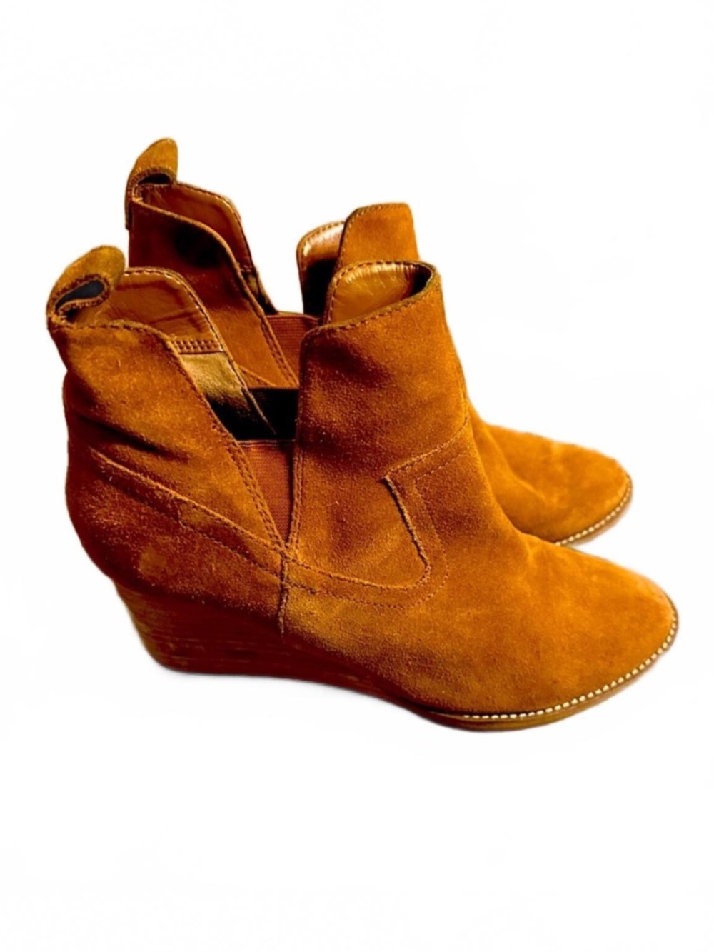 Blondo Brown Suede Ankle Boots Size 9M